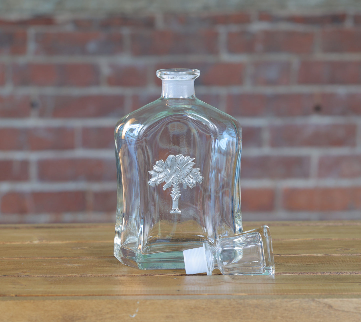 Decanter with Pewter Palmetto