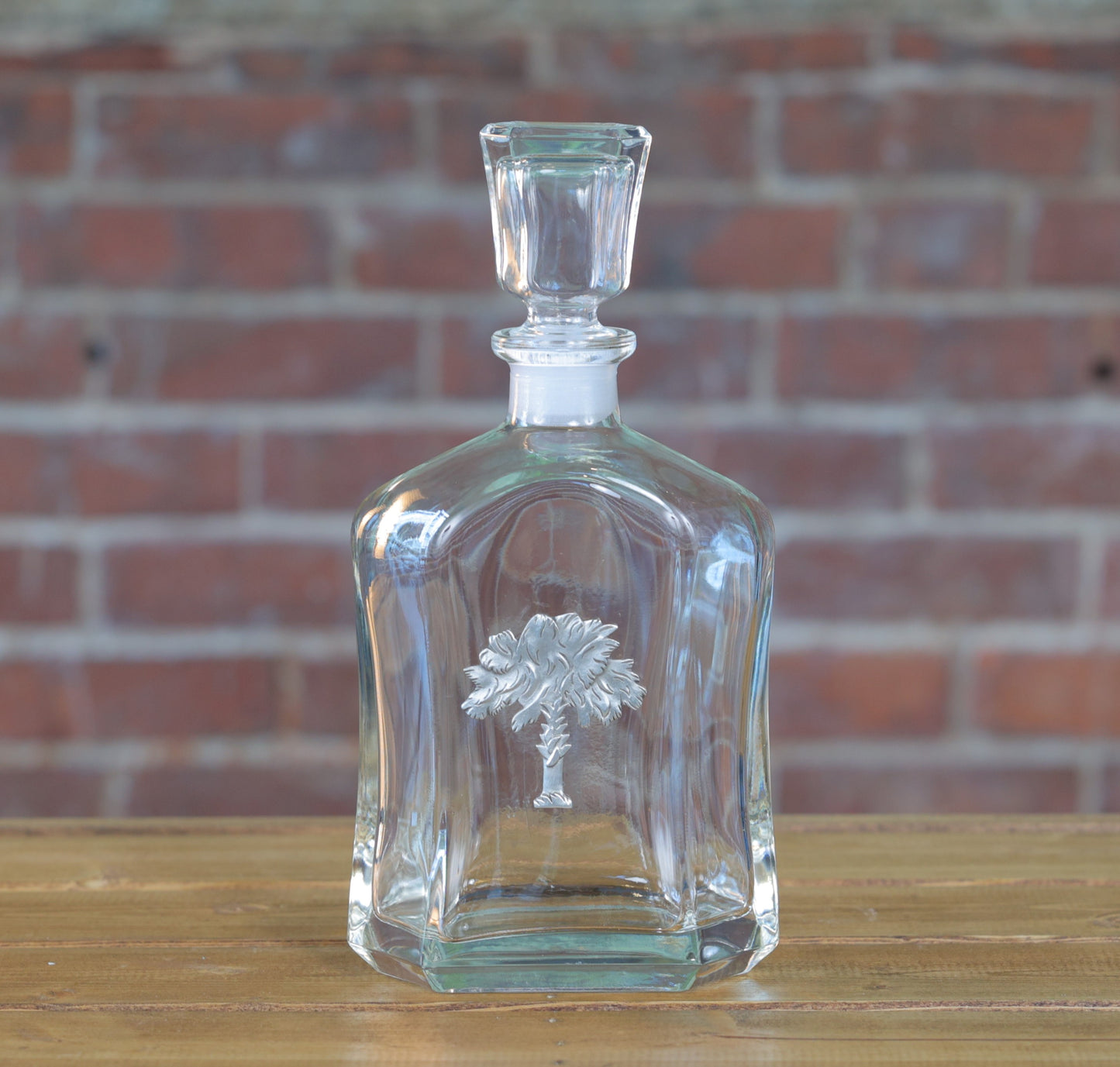 Decanter with Pewter Palmetto