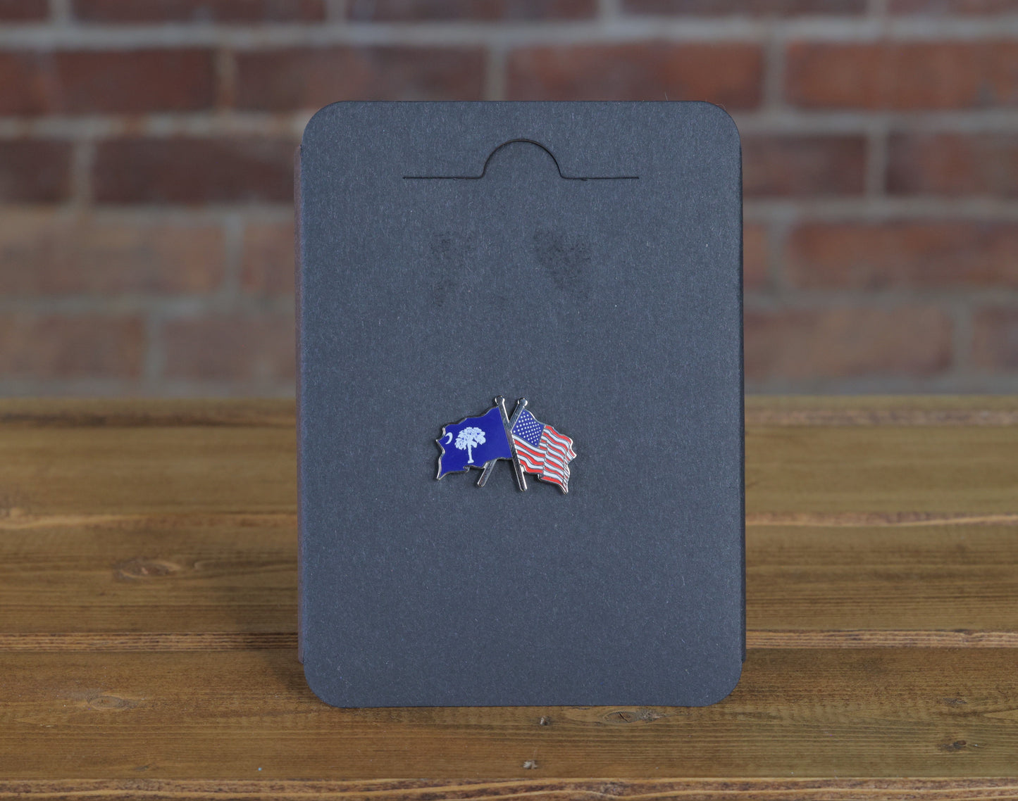 SC and USA Flag Lapel Pin