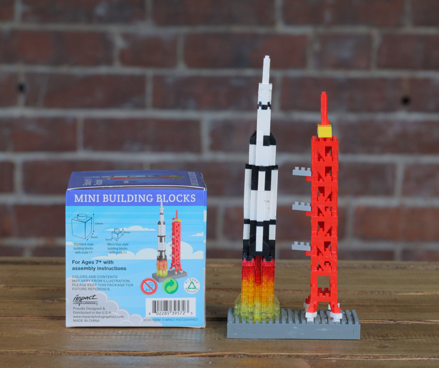 Saturn V Rocket Mini Building Blocks
