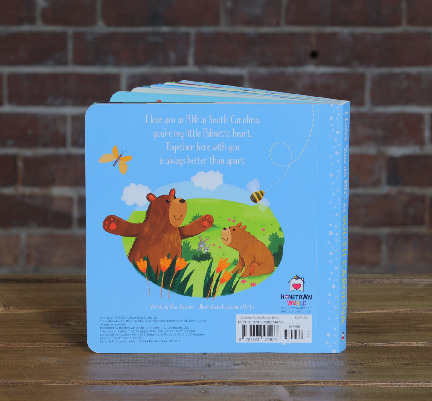 I Love You Big as SC Children's Book