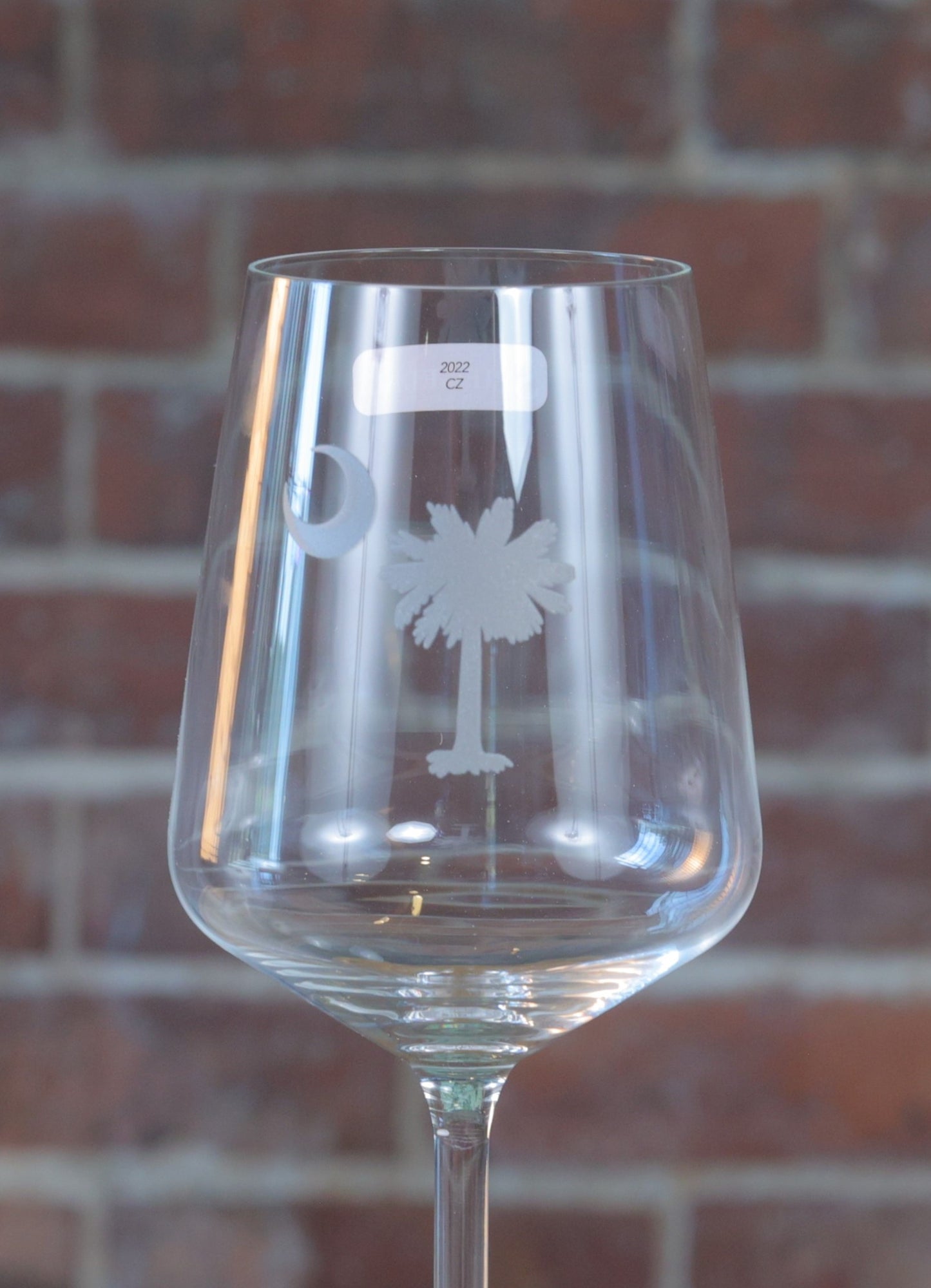SC State Palmetto White Wine Glass Set