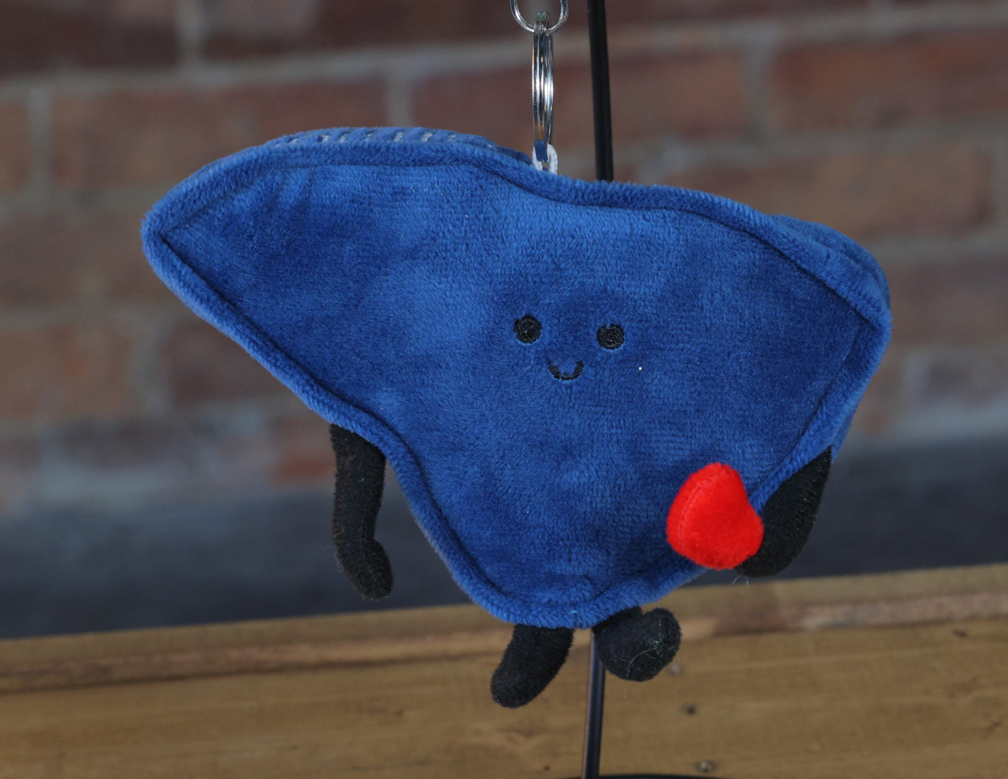 SC Shaped Plush Keychain and Bag Charm
