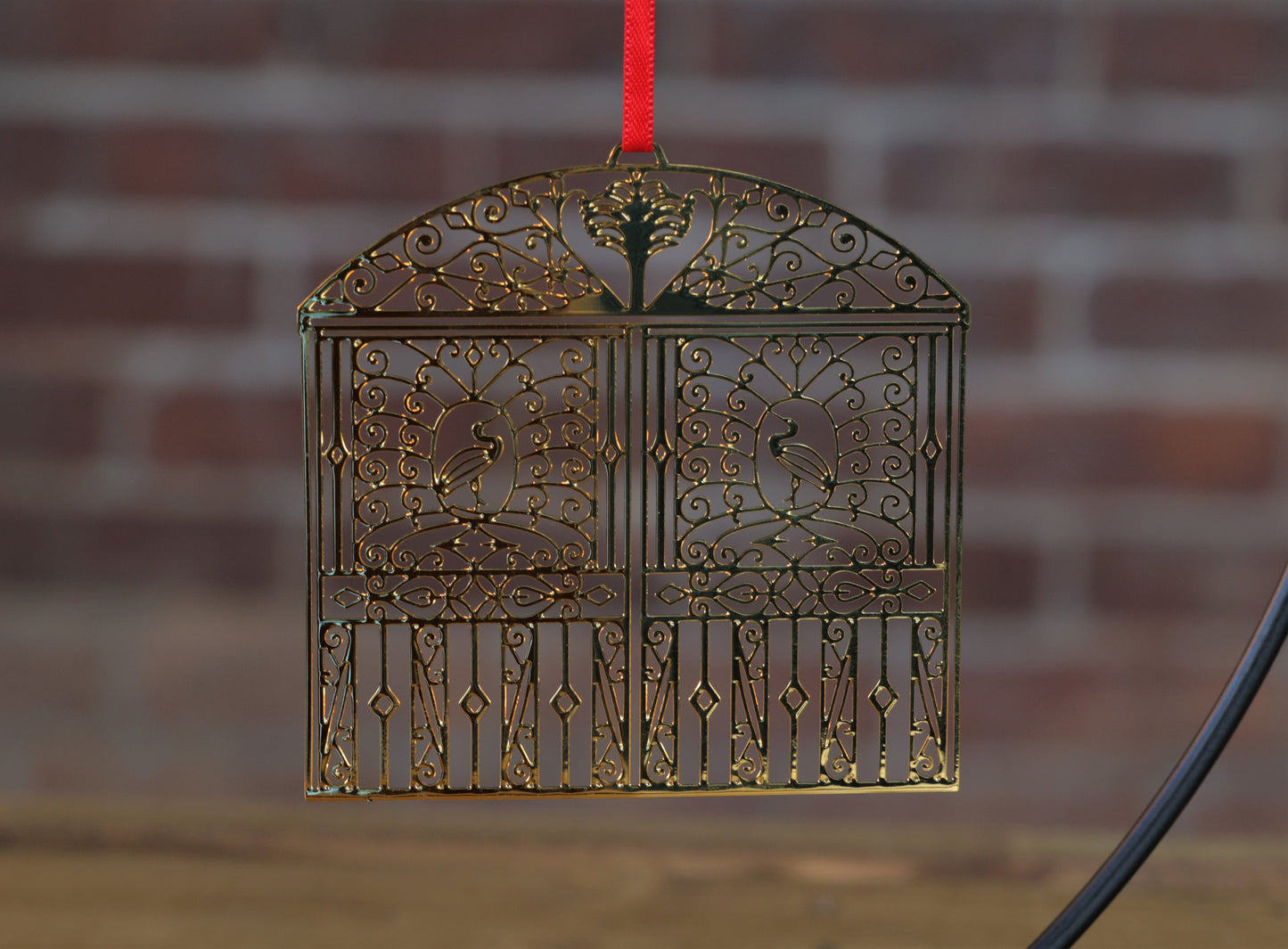 Gold Philip Simmons Gate Ornament