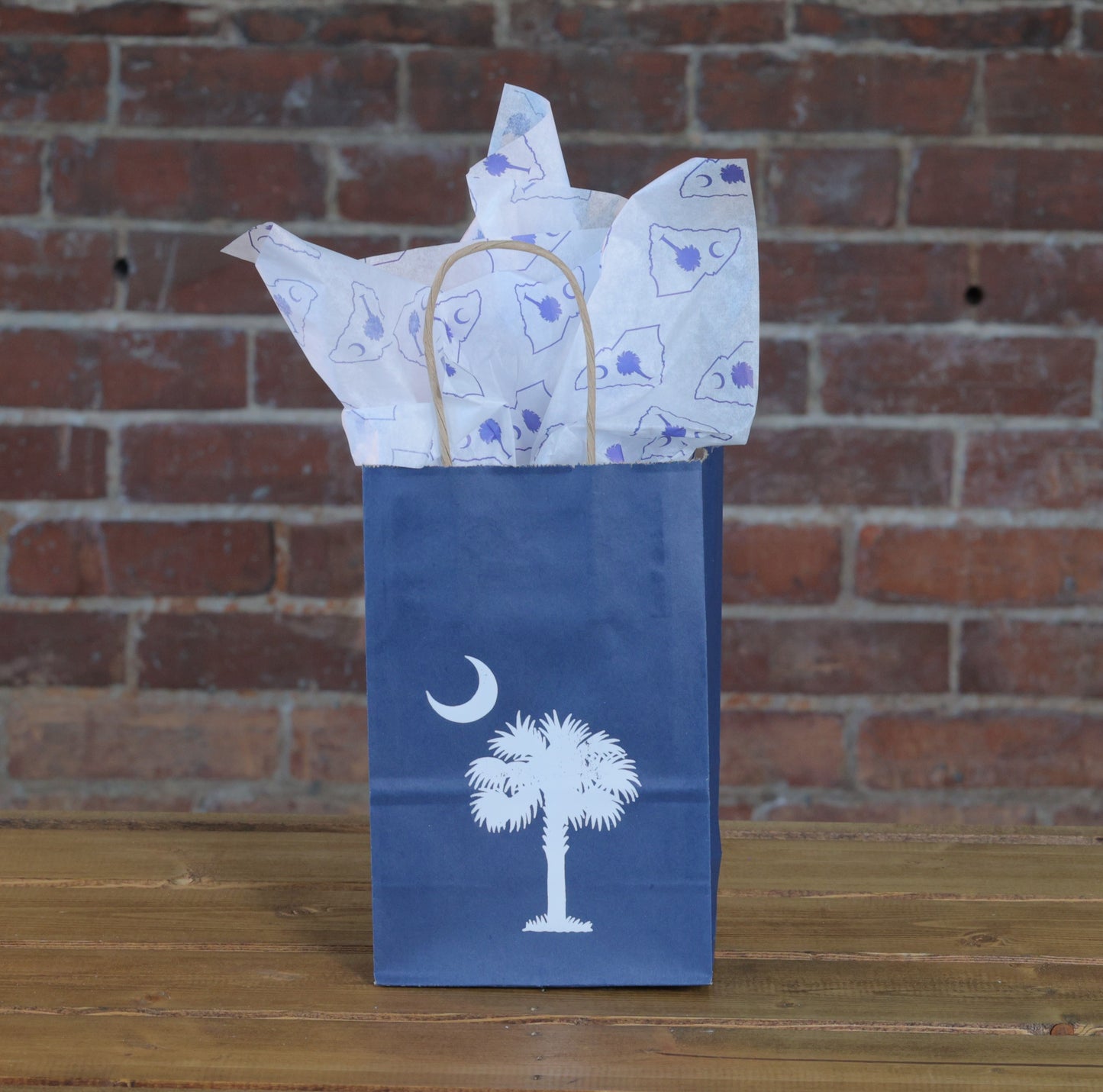 Mini Palmetto and Crescent Gift Bag