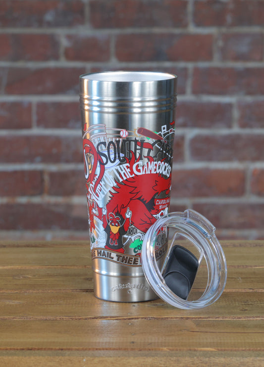 Stainless Steel USC Icons Tumbler